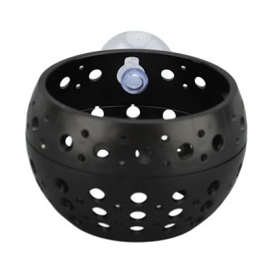 Imagem de HEEPDD Aquário Fish Lounge Cup Cup Betta Fish Shelter para Painéis Laterais Decorações de Peixes de Estimação, Versátil Aquário de para Painéis Laterais Decorações de Peixes para Animais de (Preto)