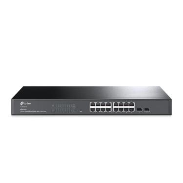 Imagem de Switch Smart Gigabit C- 16 Portas 10-100-1000 E 2 Slots Sfp Tl-sg2218 Smb
