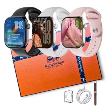 Imagem de Smartwatch Microwear W11 Pro Mini 2GB 42mm Amoled Série 11 Whatsapp A 