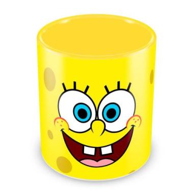Imagem de Caneca Personalizada Bob Esponja Amarela de Porcelana - Amo Canecas