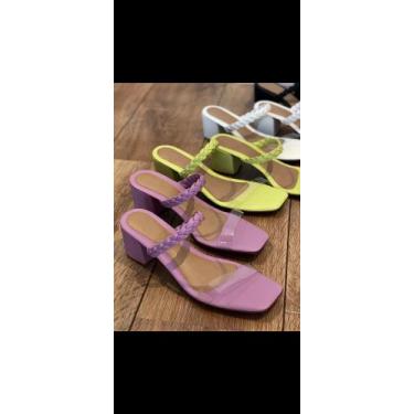 Imagem de Tamanco tira vinil - Jaqueline Sapatos 