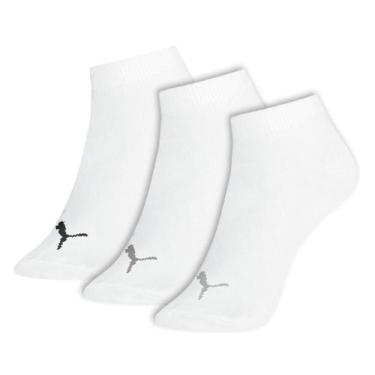 Imagem de Meia Puma Sapatilha Masculina 4520.001 C/3, Branco, Branco, Branco, 23