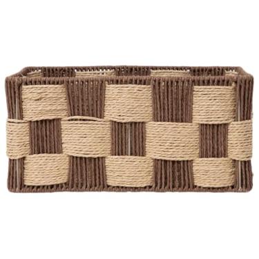 Imagem de FytStycale Cesta de armazenamento de mesa, organizador de roupas, brinquedos e maquiagem, recipiente para mesa, sala de estar, armários, penteadeira, cozinha