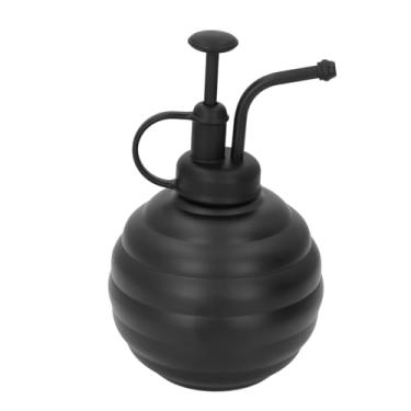 Imagem de Cffuvros 400ml de aço inoxidável para plantas, frasco de spray com bomba superior para plantas de interior, suculentas e jardim externo, pulverizador de névoa fina para cuidados (Black)