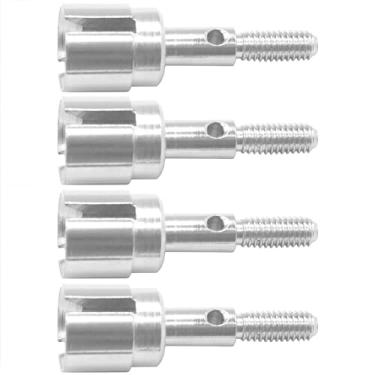 Imagem de 4Pack ShareGoo Metal Wheel Stub Axle Shafts Adapter Drive Axle Cup 02033 Compatible with HSP Redcat Racing Exceed 94123 94111 1/10 RC Car Buggy Truck