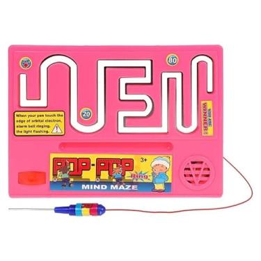 Imagem de Jogo de Mesa Infantil Passa Passa Eletrizante, Plástico, 25x20x15 cm, Interativo com Luz e Som, 2-4 Jogadores, 4 Anos ou Mais (Rosa)