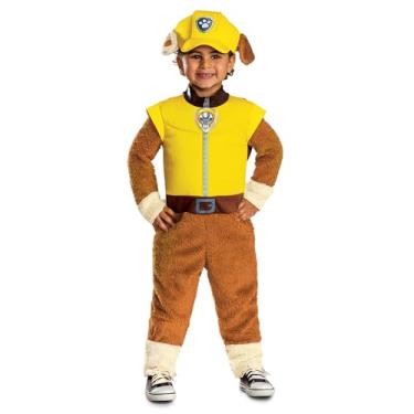 Imagem de Disguise Fantasia infantil da Patrulha Canina, fantasia oficial de luxo da Patrulha Canina com acessório para cabeça, tamanho infantil (3T-4T)