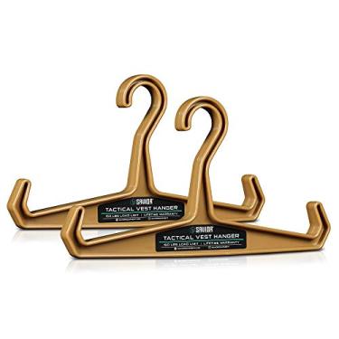 Imagem de Savior Equipment Cabide multiuso resistente, pacote com 2, capacidade de carga de 68 kg, plástico de alto impacto para colete tático, equipamento de sobrevivência da polícia militar