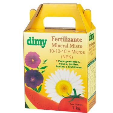 Imagem de Fertilizante Mineral Granulado Npk 10-10-10 1kg - Dimy