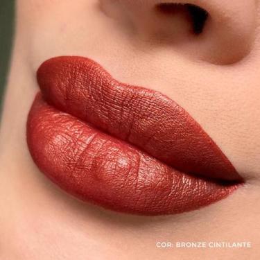 Imagem de Batom Cintilante Mahav Dia a Dia, Bronze Shine