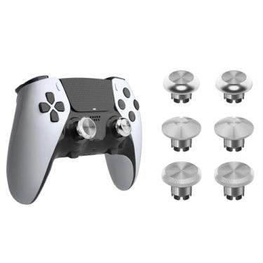 Imagem de CHARM FOCUS Alavancas De Metal Para Controle Ps5 Edge, Kit Substituição Manoplas Joystick Personalizadas, Acessórios E Peças Duráveis Dualsense