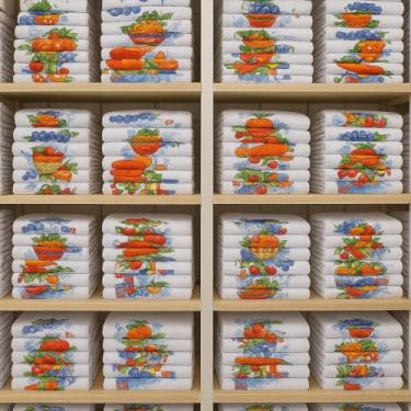 Imagem de Kit com 10 panos de prato estampados sortidos Pé de Galinha