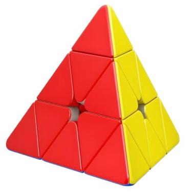 Imagem de Bukefuno MoYu RS Pyraminx Magnetic 3x3 MFJS Magic Speed Puzzle Cube moyu R S Pyramid M Stickerless (2022 Magnetic)