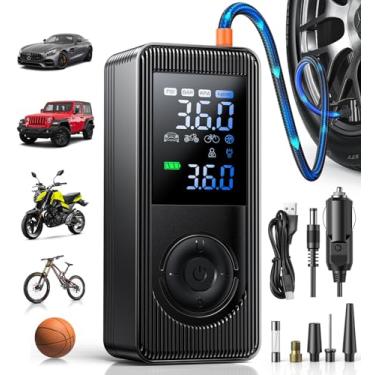 Imagem de Compressor de ar portátil para inflador de pneu