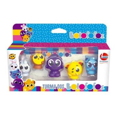 Imagem de Dedoches Bolofofos 5 Personagens Turma Pipi Funk Pão Queijo - Lider