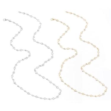 Imagem de Colar moderno, conchas elegantes, com pingente de coração de borboleta, gargantilha ajustável para mulheres, One Size, Aço de titânio, Sem Pedra Preciosa