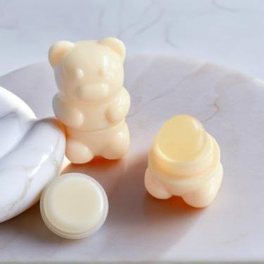 Imagem de 1 pincel labial de silicone fofo – protetor labial angular e aplicador de brilho, fácil de limpar, portátil e ideal para aplicação precisa