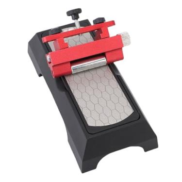 Imagem de Generic Guias de Aprimoramento de Cinzel Com Pedra de Whetstone, Kit de Ferramenta de Afiamento Liso de Gabarito de Afiação Ajustável, Rolos Estendidos Retráteis 10 °- 45 ° Guias de