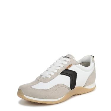 Imagem de Dr. Scholl's Good Ol Days Tênis feminino, Branco/Preto/Cinza, 39