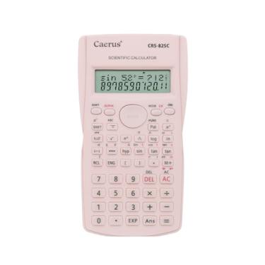 Imagem de Calculadora Científica, 240 Funções, Display de 10 Dígitos, display 2 linhas, Com Capa Protetora Disponível em Branco, Rosa, Azul e Verde (Rosa)