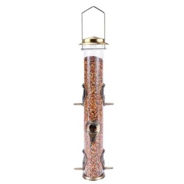 Imagem de Alimentador de vida selvagem MIXXIDEA 13x13x51 cm, tubo suspenso, bron