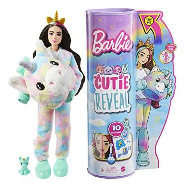 Imagem de Boneca Barbie Cutie Reveal Unicórnio - Série fantasia - Mattel
