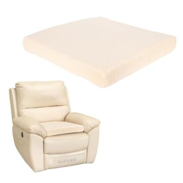 Imagem de Eco-Ancheng Almofada de assento reclinável para idosos, espuma de borda curvada, almofada quadrada grande para cadeiras reclináveis, almofadas para idosos, cadeira de escritório, sem pressão nas coxas