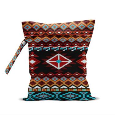 Imagem de Bolsa impermeável e úmida e seca para roupa de banho, viagens, cosméticos, roupas sujas, bolsas de maquiagem para piscina, ioga, academia, artigos de higiene, carrinho de bebê, bolsas de praia de