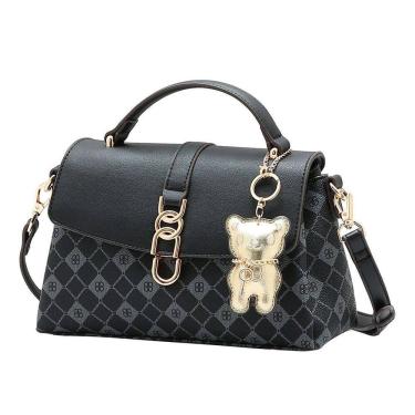 Imagem de Bolsa Feminina Trasversal Monograma Moda Ursinho Chenson