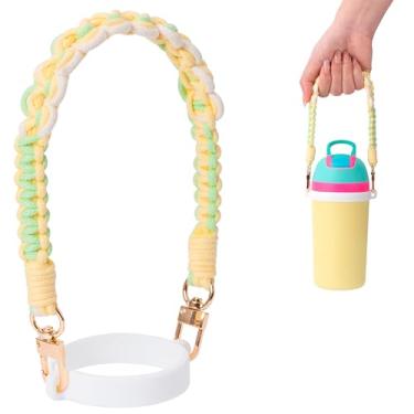 Imagem de Soledea Alça de alça de garrafa de água compatível com garrafa de água Owala, suporte com alça compatível com acessórios Stanley Cup