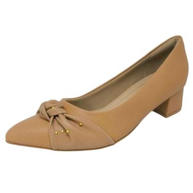 Imagem de Sapato Feminino Salto Baixo Laço Detalhes Strass Piccadilly