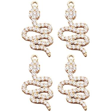 Imagem de 4 peças de apliques de cobra de strass para aplicação com ferro, enfeites decorativos DIY para roupas