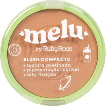 Imagem de Blush Compacto Melu RR8714 Caramel RubyRose