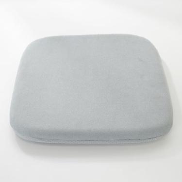 Imagem de vctops Almofadas de cadeira de espuma viscoelástica com laços para cadeiras de jantar, almofadas de borracha antiderrapante almofada de assento com capa removível lavável para cadeiras de escritório e