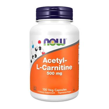Imagem de NOW Foods Acetil L-Carnitina 500mg 100 Veg Cáps Importado