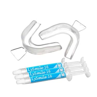 Imagem de Kit 3 Clareador Dental Caseiro Moldeira Lysmile 16% Lysanda