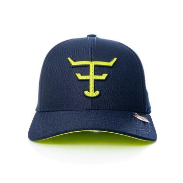 Imagem de Bone Texas Farm - New Texas - Tf672 - Azul Marinho/ Amarelo Neon Único-Unissex