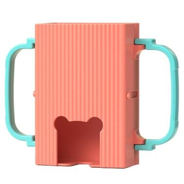 Imagem de Shakven Suporte para bolsa infantil, suporte para bolsa de apertar | Suporte portátil para bolsa para bebê à prova de aperto,Suporte para caixa de leite com alças, garrafa de comida para bebê