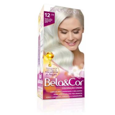 Imagem de Coloração Loiro Ultra Claríssimo Especial Gelo 12.11 Bela&Amp;Cor Beau