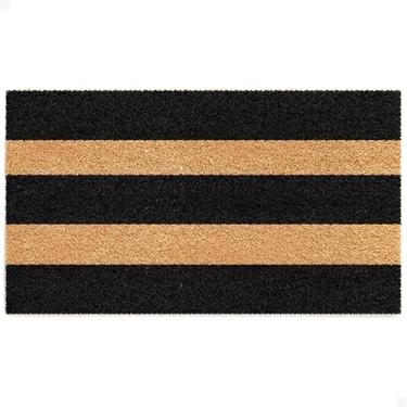 Imagem de THEODORE MAGNUS Tapete de porta - Tapete de boas-vindas para porta da frente com suporte antiderrapante - Capacho de fibra de coco durável - perfeito para entrada externa e tapete de entrada - externo