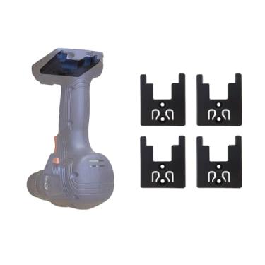 Imagem de StealthMounts Bosch 18v Tool Mounts Snap Fit | Suportes de ferramentas Bosch | Pacote com 4 | Organizadores de ferramentas de travamento Bosch 18 volts