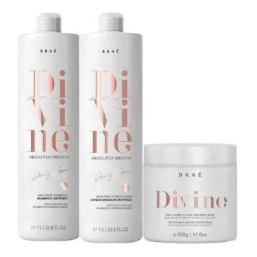 Imagem de Braé Divine Absolutely Smooth Kit Shampoo Condicionador Máscara