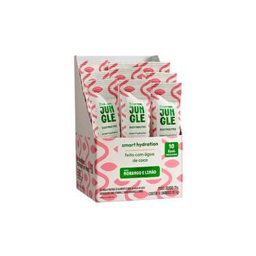 Imagem de Jungle Electrolytes Morango e Limão Plant Power 5g (14 unidades)