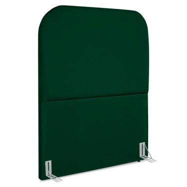 Imagem de Cabeceira Solteiro 90 Cm Com Frame Alana Suede Verde Artte Verde
