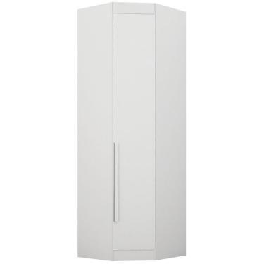 Imagem de Guarda Roupa Modulado Individual Oblíquo Orion Branco 1 Porta Leifer Móveis