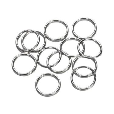 Imagem de Anéis De Metal Abertos Em Vários Tamanhos, 200 Peças, Para Fazer Joias