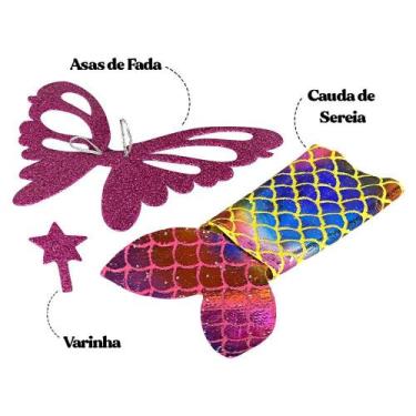 Imagem de Boneca Shiny Angels 3 em 1: Sereia Fada e Bailarina - Anjo Brinquedos