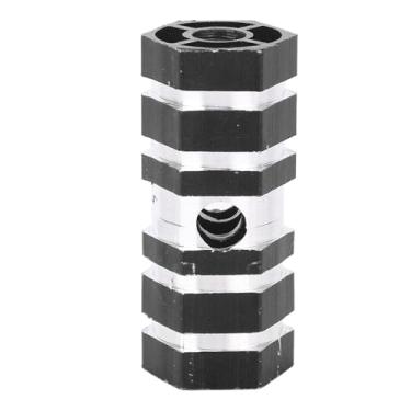 Imagem de RiToEasysports Pedais de Bicicleta, 6cm, Liga de Alumínio, Antiderrapante, 1 par, Pedais de Eixo Traseiro para Ciclismo de Montanha (Preto)