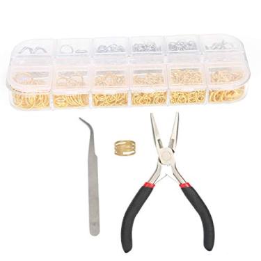 Imagem de HEEPDD Kit de Fecho de Lagosta de Anel, Alicate de Joias Com Alicate, Pinças, Anéis de Salto para Brincos DIY, Colares, Pulseiras, Projetos de Artesanato de Reparo, Kit de Fecho de Lagosta de Anel,