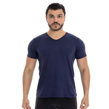 Imagem de Camiseta Masculina Gola V 100% Algodão Yacht Master 110001B-Masculino